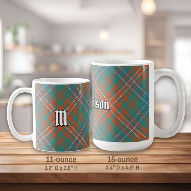 Klan Wilson Ancient Tartan Kaffemugg (Skapare uppladdad)