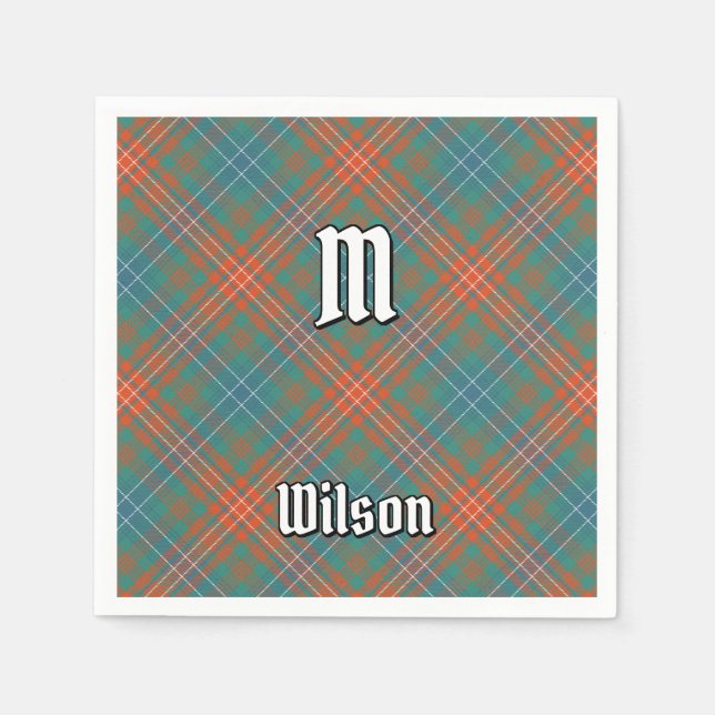 Klan Wilson Ancient Tartan Pappersservett (Framsidan)