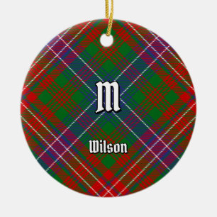 Klan Wilson Modern Tartan Julgransprydnad Keramik