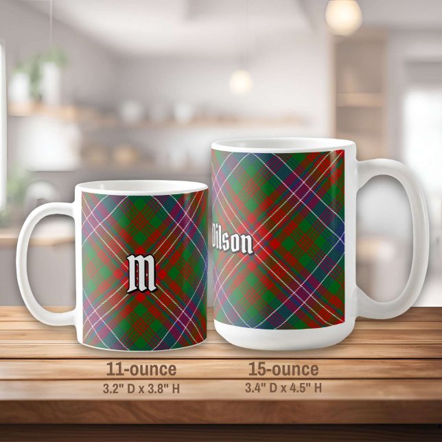 Klan Wilson Modern Tartan Kaffemugg (Skapare uppladdad)