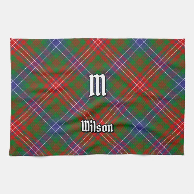 Klan Wilson Modern Tartan Kökshandduk (Horisontell)