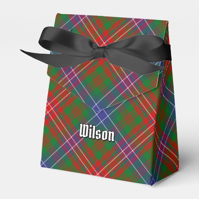 Klan Wilson Modern Tartan Presentaskar (Framsidan Sidan)