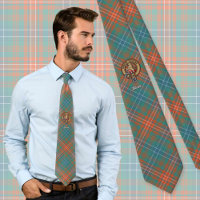 Klan Wilson Vapensköld över Ancient Tartan