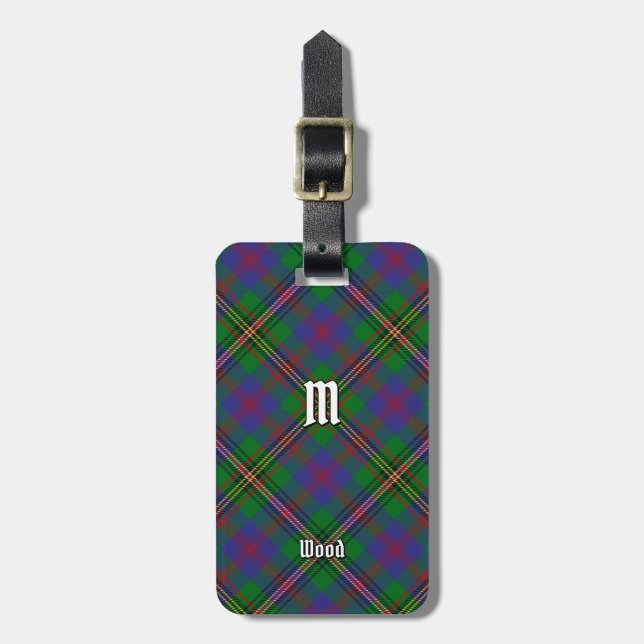 Klan Wood Tartan Bagagebricka (Vertikal Framsida)