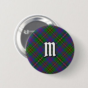 Klan Wood Tartan Button Knapp