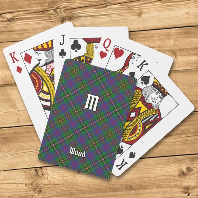 Klan Wood Tartan Casinokort (Skapare uppladdad)