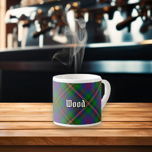 Klan Wood Tartan Espressomugg