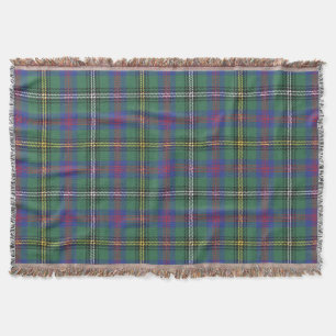 Klan Wood Tartan Play Scottish Kilt Mönster Filt