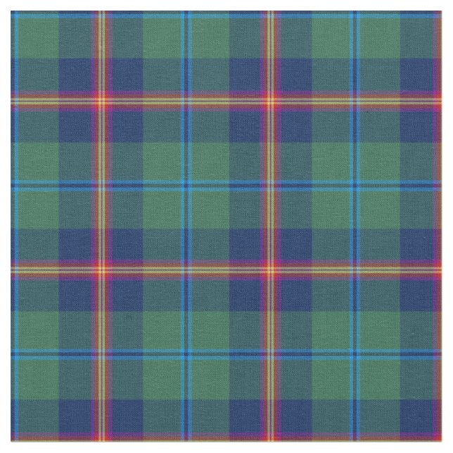 Klan Young Tartan Tyg (Närbild)