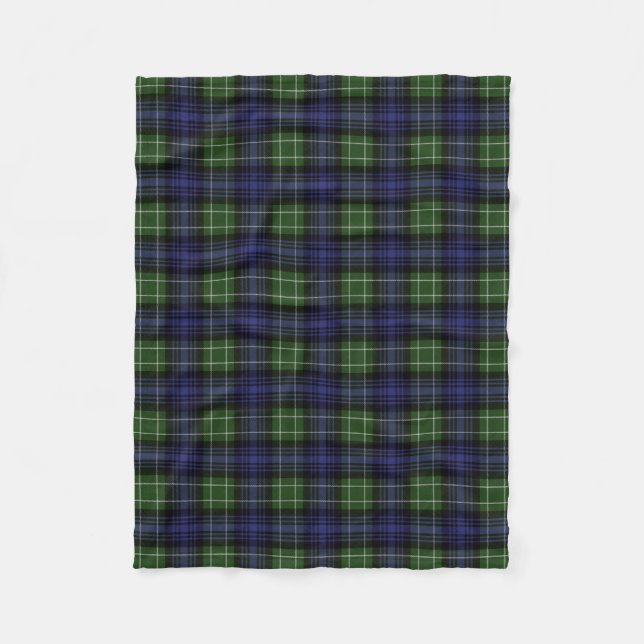 KlanAbercrombie Tartan Fleecefilt (Framsidan)