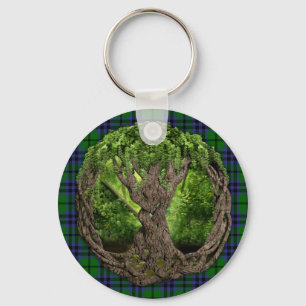KlanAustin Tartan och Celtic livets träd Nyckelring