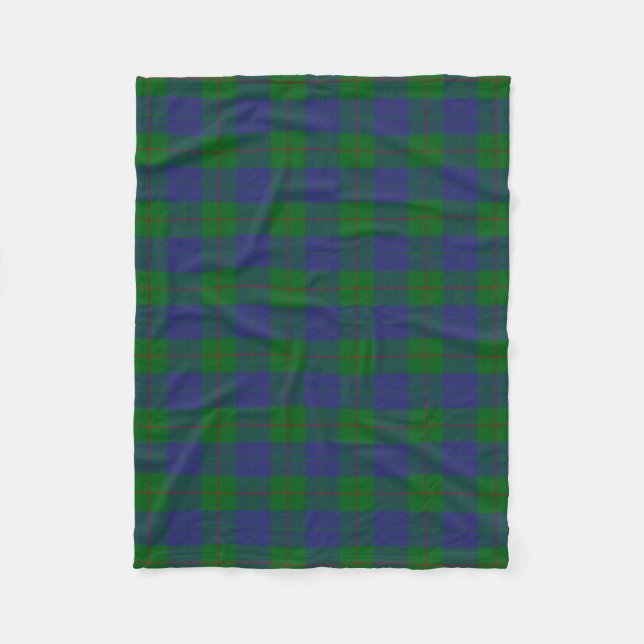 KlanBarclay Tartan Fleecefilt (Framsidan)