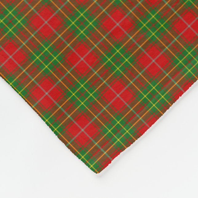 KlanBurnett Tartan Fleecefilt (Hörn)