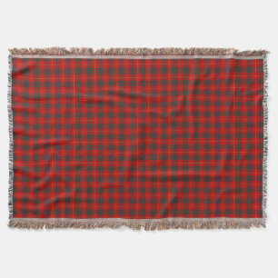 KlanCameron ljus röd Tartan Filt