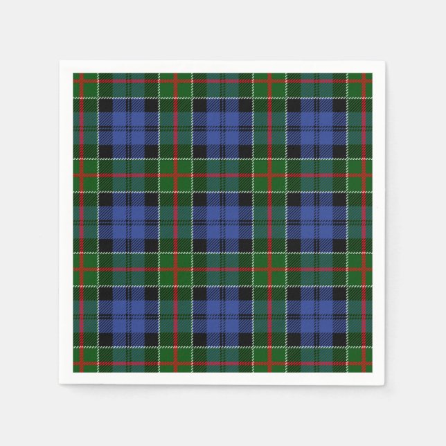KlanColquhoun Tartan Pappersservett (Framsidan)