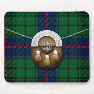 KlanDavidson Tartan och Sporran Musmatta