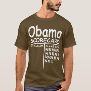 Klander Bush - Obama sammanställningsruta T-shirt