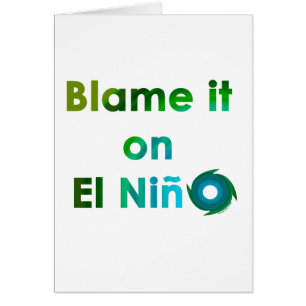 Klander El Nino Hälsningskort