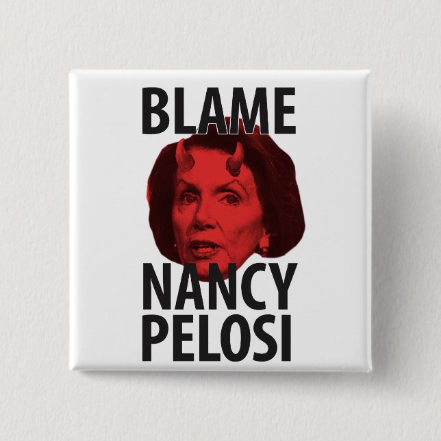 Klander Nancy Pelosi knäppas Knapp (Framsida)
