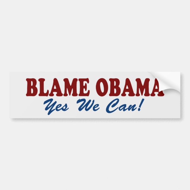 Klander Obama: Ja kan vi! Bildekal (Framsidan)