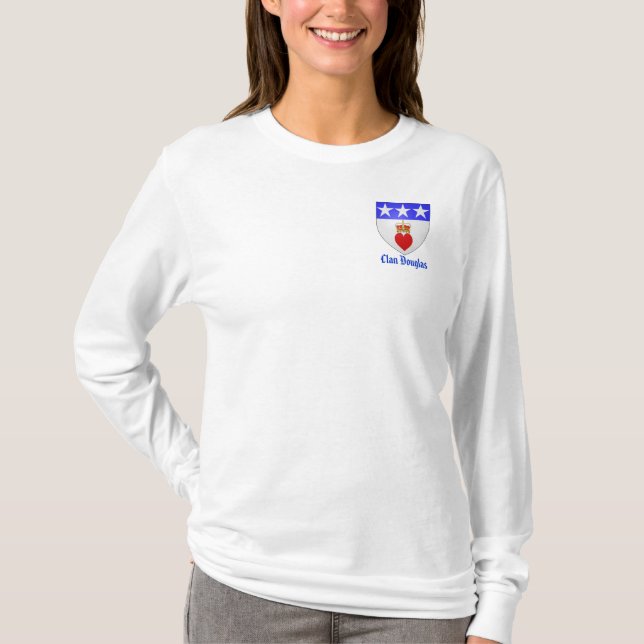 KlanDouglas damer långa Sleave T-shirt (Framsida)