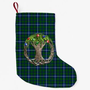 KlanDouglas Tartan Liten Julstrumpa