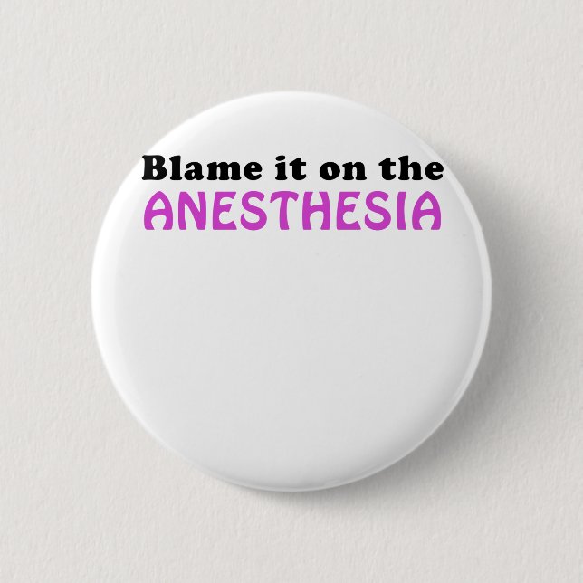 Klandra det på anestesin knapp (Framsida)