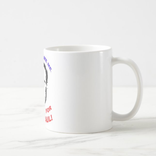 Klandra inte mig. Jag röstade för Ron Paul! Kaffemugg (Höger)