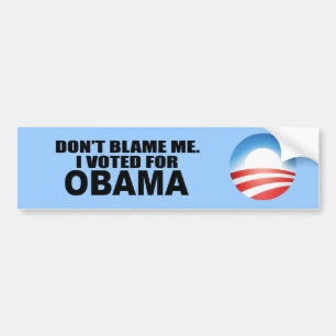 KLANDRA INTE MIG, MIG RÖSTADE FÖR OBAMA BILDEKAL