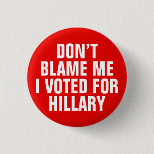 "Klandra inte mig som jag röstade för Hillary" Knapp