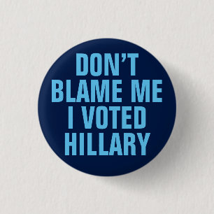 "Klandra inte mig som jag röstade för Hillary" Knapp
