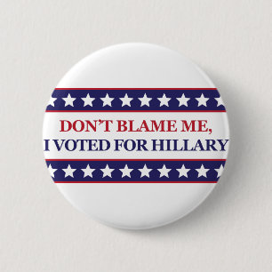 Klandra inte mig som jag röstade för Hillary Knapp
