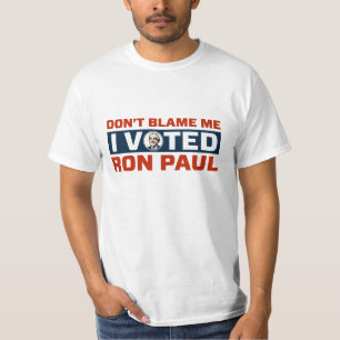 Klandra inte mig som jag röstade för Ron Paul Tröja