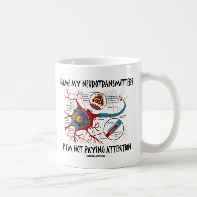 Klandra min Neurotransmitters, om betala inte Kaffemugg (Höger)