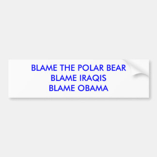 KLANDRA POLAR BEARBLAME IRAQISBLAME OBAMA BILDEKAL