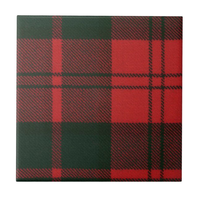 KlanDunbar Tartan Kakelplatta (Framsidan)