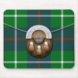 KlanDuncan Tartan och Sporran Musmatta