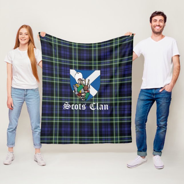 Klanen Arbuthnot Tartan Rutmönster Fleecefilt (På plats)