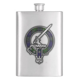 Klanen Gunn Crest & Tartan - Fornnordiska Fickplunta