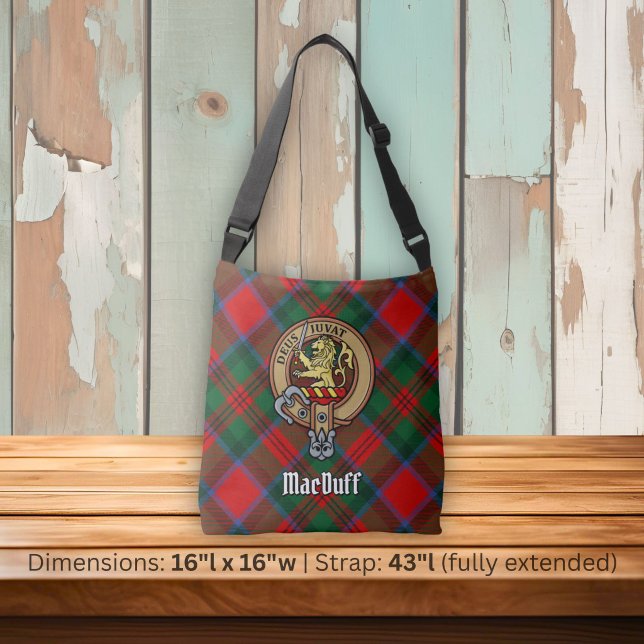 Klanen MacDuffs vapensköld över tartan Axelväska (Skapare uppladdad)