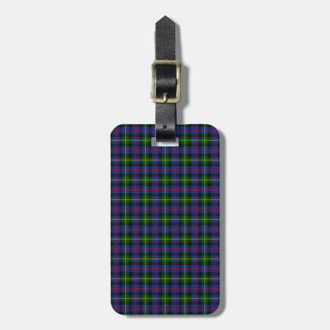 KlanFarquharson Tartan Bagagebricka (Vertikal Framsida)