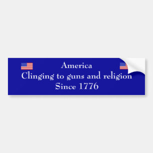 Klängande amerikaner bildekal