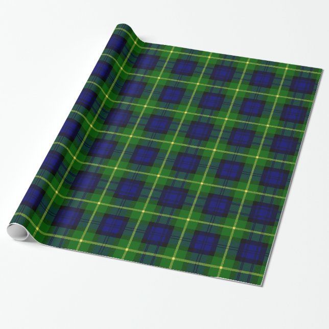 KlanGordon Tartan Presentpapper (Utrullad)