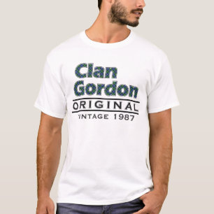 KlanGordon vintage skräddarsy din Birthyear Tee Shirt