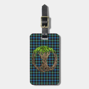 KlanGuthrie Tartan och Celtic livets träd Bagagebricka