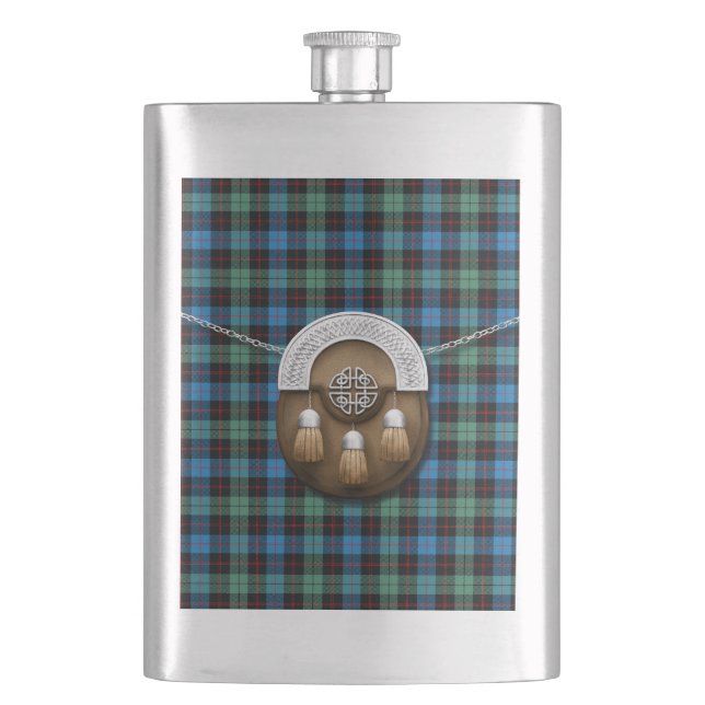 KlanGuthrie Tartan och Sporran Fickplunta (Framsidan)