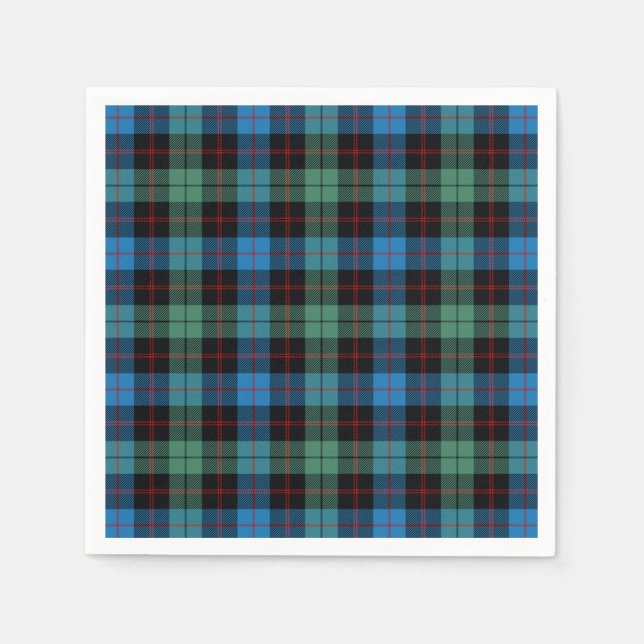 KlanGuthrie Tartan Pappersservett (Framsidan)