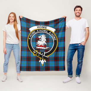 Klanhem Forntida Tartan Rutig Fleecefilt