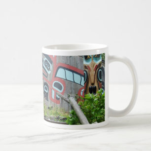 Klanhus- och totempoler, Ketchikan, Alaska Kaffemugg