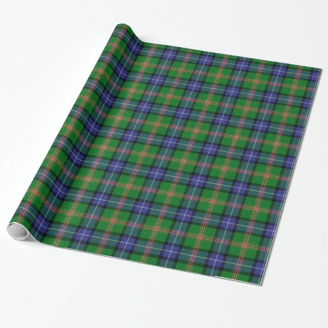 KlanJones Tartan Presentpapper (Utrullad)